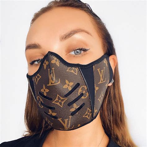 louis vuitton face mask for sale|upcycled louis vuitton face mask.